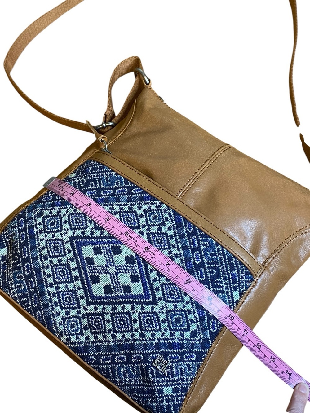 The Sak Pax Swing Pack Leather Boho crossbody hobo bag - Picture 16 of 16